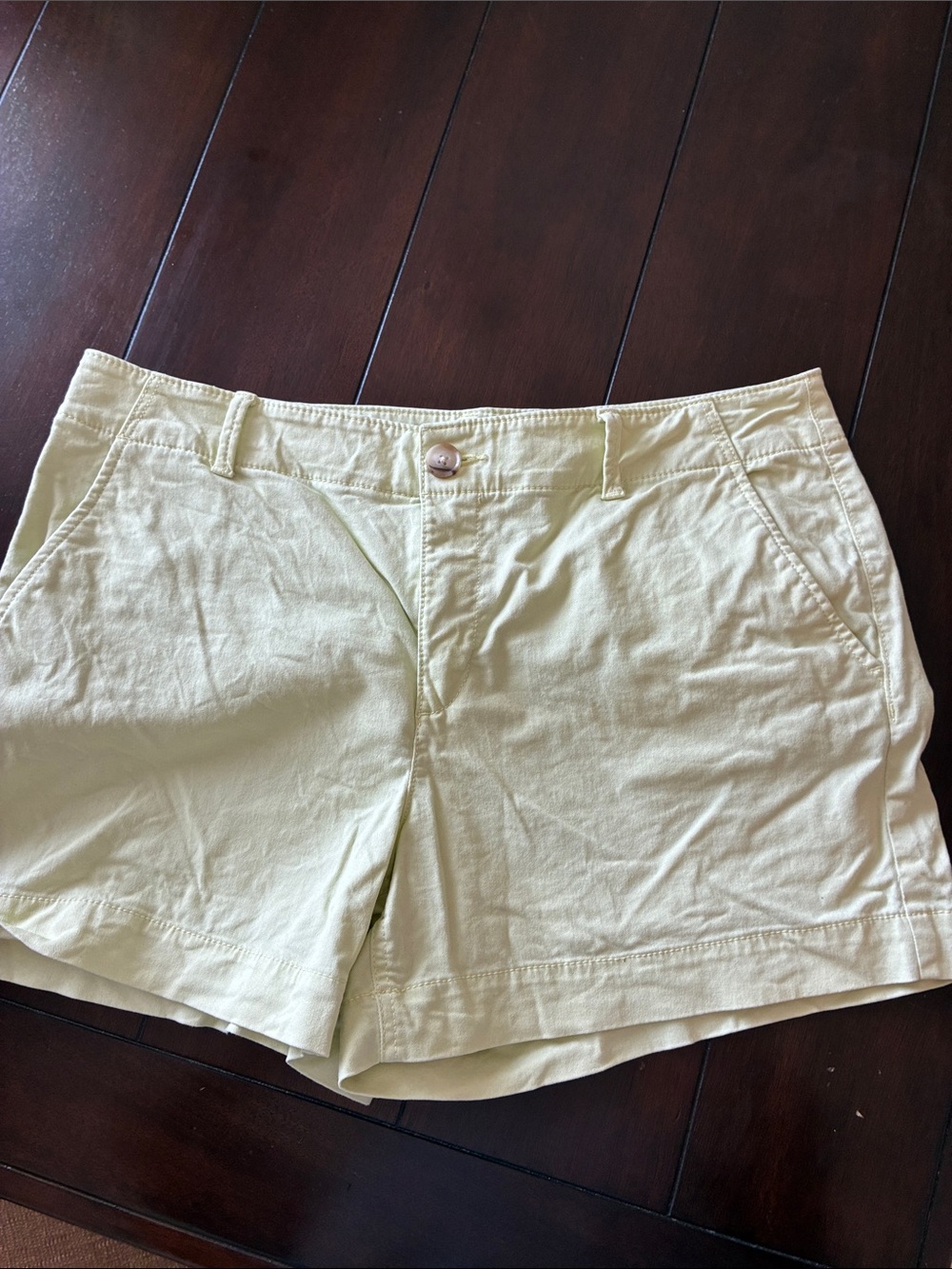 LOFT Pale Yellow Women's Bermuda Shorts